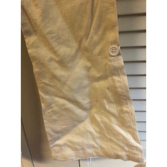 Toobydoo ny size 7 cream off white linen pants nwt - Picture 6 of 8